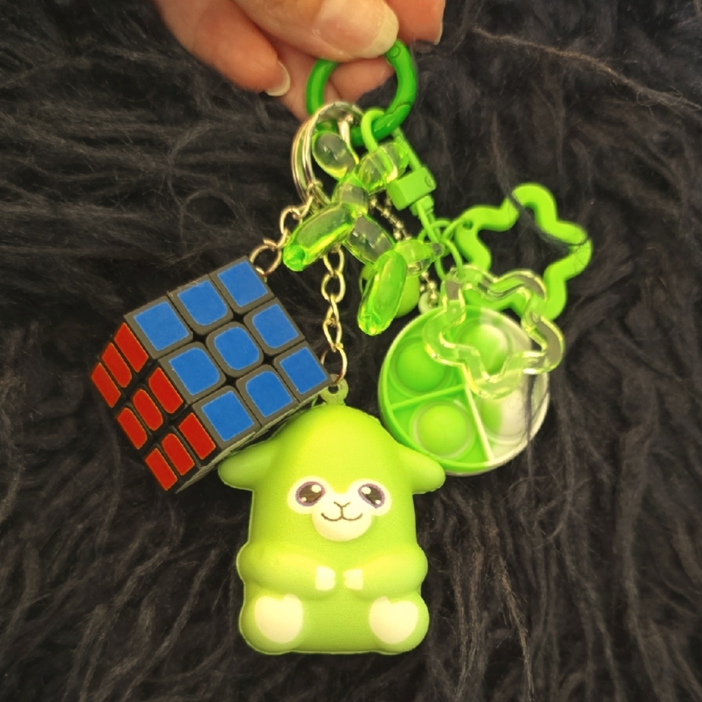 Kids Sensory Keychain ~ Backpack Zipper-pull